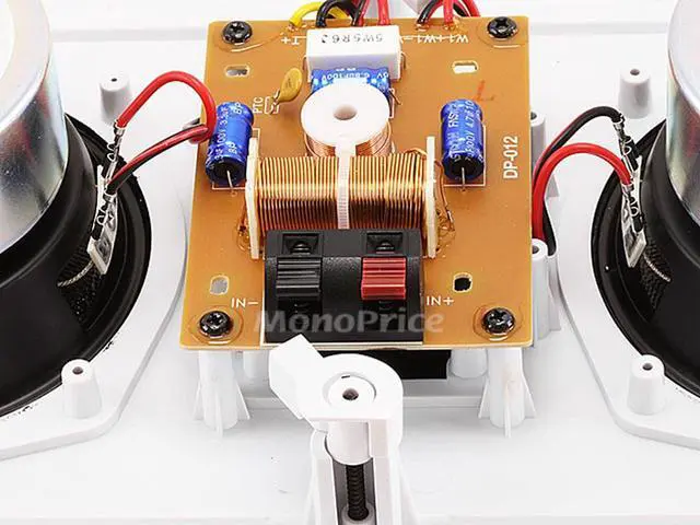 Alt view image 5 of 9 - Monoprice Aramid Fiber In-Wall Center Channel Speaker - Dual 5.25 Inch (Single) With Titanium Tweeters - Caliber Series