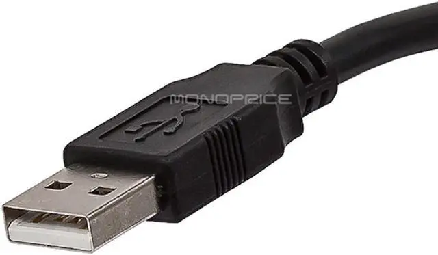 Alt view image 3 of 12 - Monoprice USB 2.0 Extension Cable - 16 Feet - Black | USB Type-A Male to Type-A Female, Active, 20/28AWG, Repeater, Kinect & PS3 Move Compatible