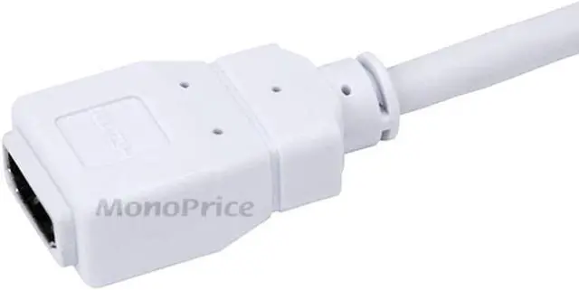 Alt view image 5 of 6 - Monoprice Mini-DVI to HDMI Adapter For HDMI Equipped Display, HDTVs, Projectors, and Digital Monitors