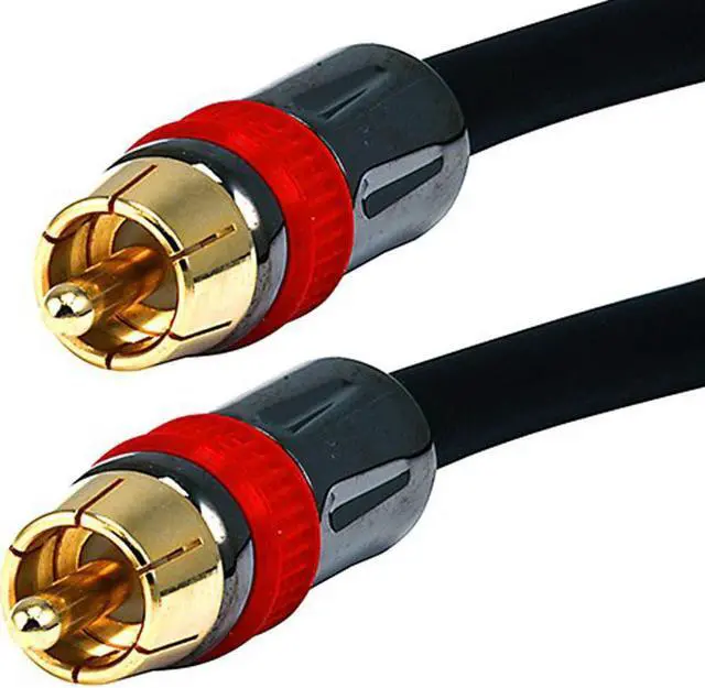 Alt view image 6 of 11 - Monoprice 10ft High-quality Coaxial Audio/Video RCA CL2 Rated Cable - RG6/U 75ohm (for S/PDIF, Digital Coax, Subwoofer,