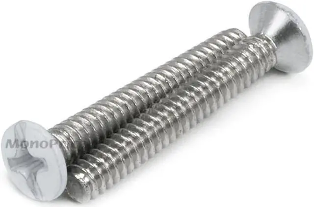 Alt view image 4 of 7 - Monoprice 3-Hole 1-Gang Keystone Wall Plate - White