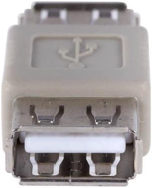 Alt view image 2 of 4 - Monoprice USB 2.0 A Female to A Female Coupler Adapter