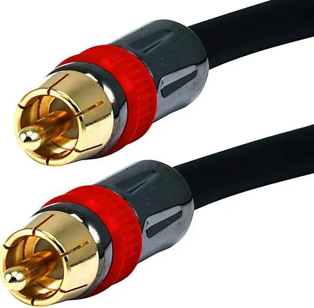 Alt view image 2 of 9 - Monoprice 6ft High-quality Coaxial Audio/Video RCA CL2 Rated Cable - RG6/U 75ohm (for S/PDIF, Digital Coax, Subwoofer &