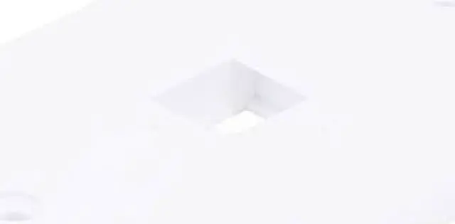 Main image of Monoprice 1-Hole 1-Gang Keystone Wall Plate - White