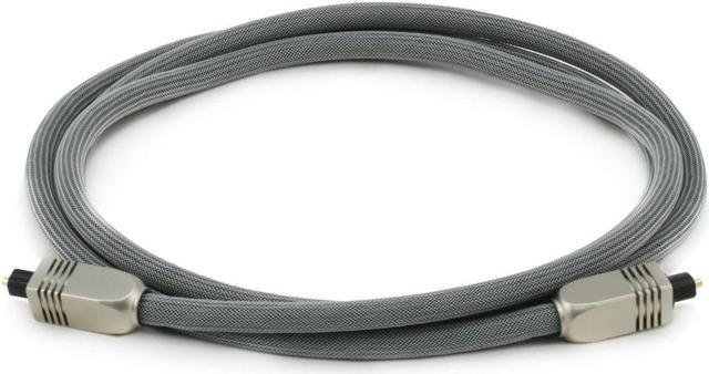 Monoprice 6ft Premium Optical Toslink Cable w/ Metal Fancy Connectors 
