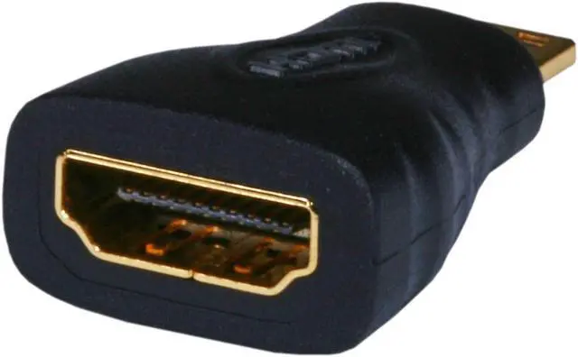 Alt view image 6 of 6 - Monoprice HDMI Mini Connector Male to HDMI Connector Female Adapter, Compatible for DSLR Camera, Laptop, Camcorder, Graphics Video Card