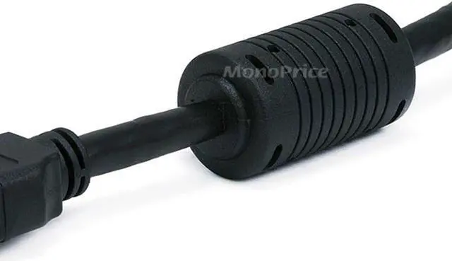 Alt view image 5 of 8 - Monoprice Select Series High Speed HDMI Cable, 4K @ 24Hz, 10.2Gbps, 28AWG, 1.5ft, Black