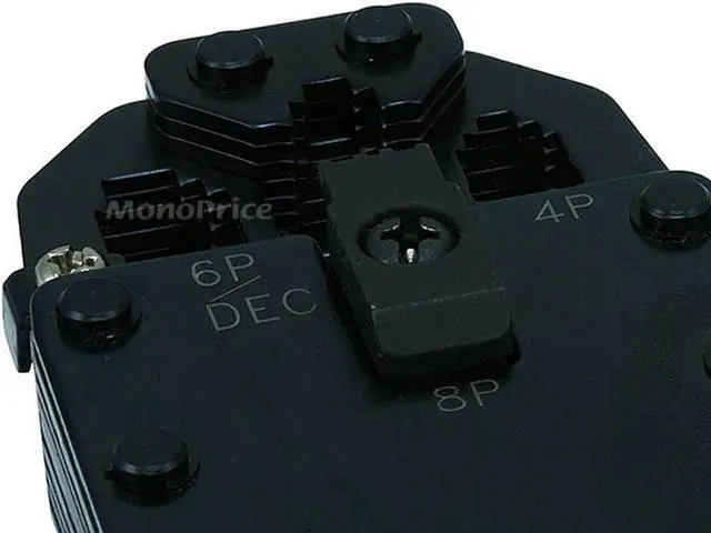 Alt view image 3 of 5 - Monoprice Professional Modular Crimps, Strips, and Cuts Tool with Ratchet