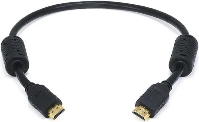Alt view image 3 of 8 - Monoprice Select Series High Speed HDMI Cable, 4K @ 24Hz, 10.2Gbps, 28AWG, 1.5ft, Black