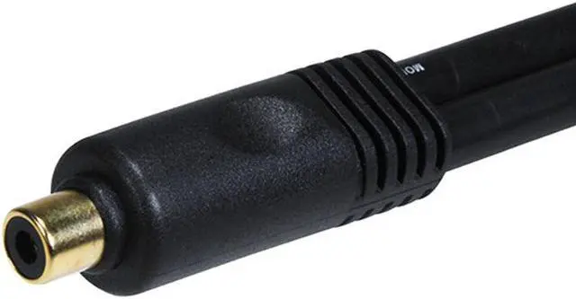 Alt view image 2 of 4 - Monoprice 6in RCA Female to 2x RCA Male Digital Coaxial Splitter Adapter