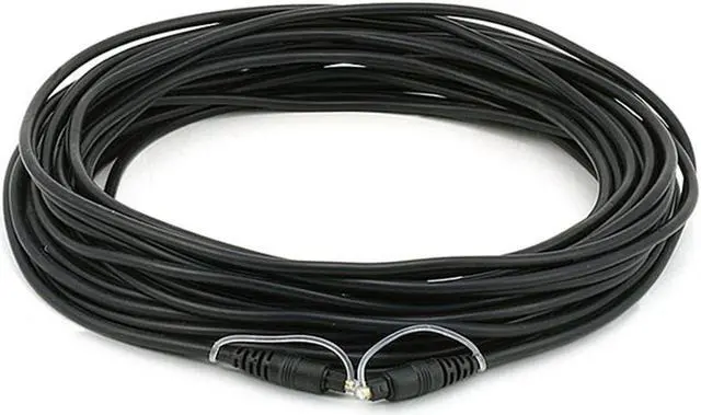 Main image of Monoprice S/PDIF (Toslink) Digital Optical Audio Cable - 40 Feet | Gold Plated Ferrule, Molded Strain Relief