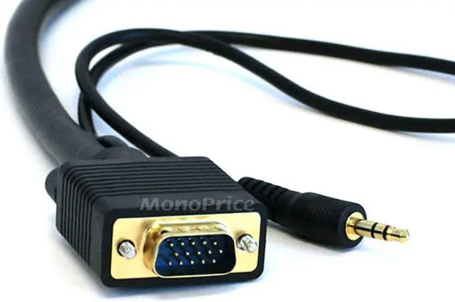 Alt view image 3 of 7 - Monoprice Super Mini-Phone/Vga Video Cable