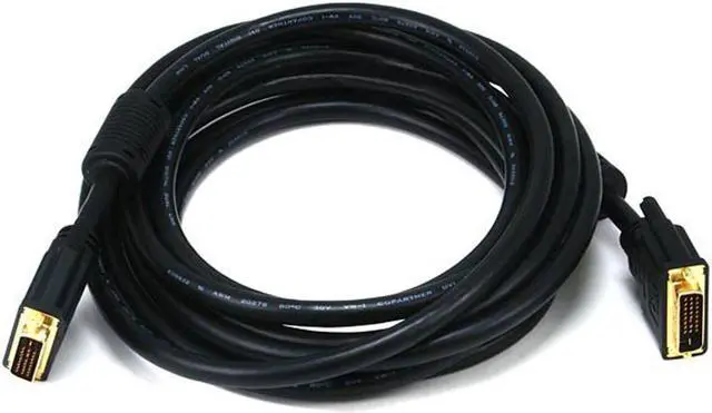 Main image of Monoprice 15ft 28AWG CL2 Dual Link DVI-D Cable - Black