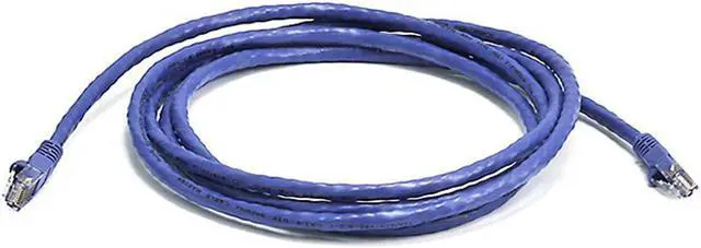 Main image of Monoprice Cat6 Ethernet Patch Cable - Network Internet Cord - RJ45, Stranded, 550Mhz, UTP, Pure Bare Copper Wire, 24AWG, 7ft, Purple