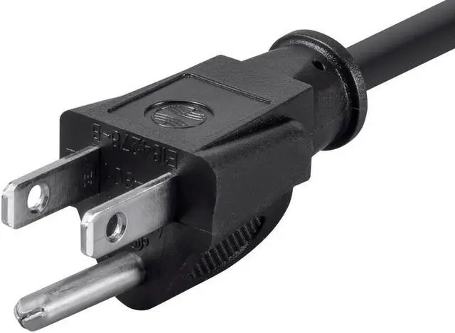 Alt view image 3 of 12 - Monoprice 10ft 16AWG Power Cord Cable w/ 3 Conductor PC Power Connector Socket, 13A (NEMA 5-15P to IEC-320-C13)