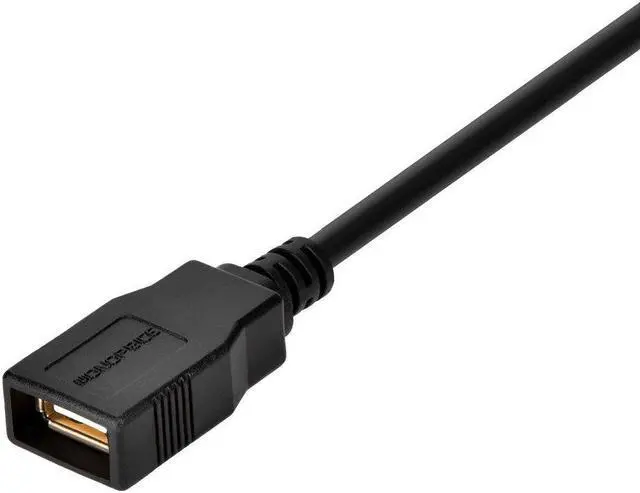Alt view image 13 of 18 - Monoprice USB 2.0 Extension Cable - 10 Feet - Black | Type-A Male to USB Type-A Female, 28/24AWG, Gold Plated Connectors