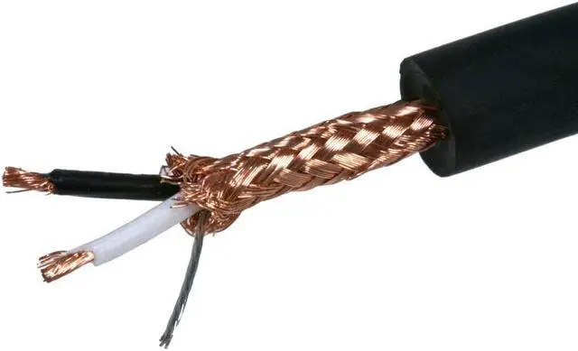 Alt view image 4 of 4 - Monoprice Professional Microphone Bulk 16AWG Cable Cord - 500 Feet - Black | 8.0mm With High-Purity, Oxygen Free Copper Conductors, Braided Copper Shield