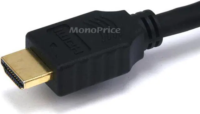 Alt view image 2 of 11 - Monoprice 6ft 28AWG HDMI to M1-D (P&D) Cable, Black