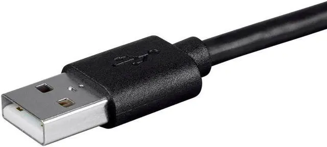 Alt view image 4 of 6 - Monoprice USB C to USB A 2.0 Cable - 2 Meters (6.6 Feet) - Black | Fast Charging, High Speed, 480Mbps, 3A, 26AWG, Type C, Compatible with Samsung Galaxy and More - Essentials Series