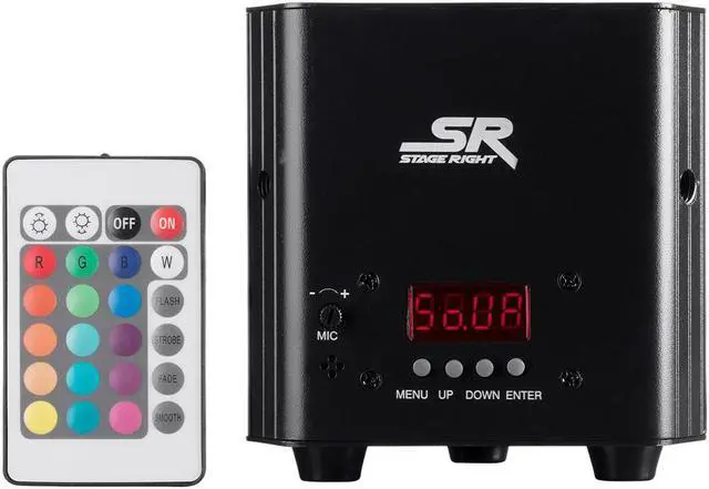 Alt view image 2 of 5 - Monoprice Truss Wash Up Light PAR Light With IR (RGB), 3 Watt, x 3 LED - Stage Right Series