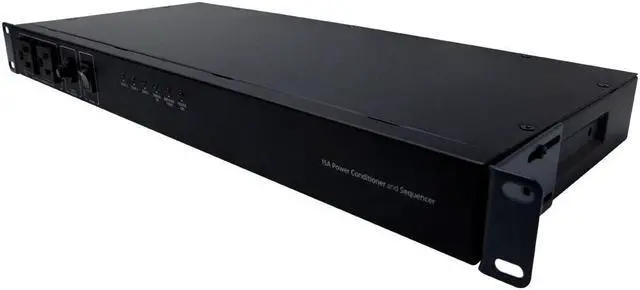 Main image of Stage Right by Monoprice 15A Power Conditioner and Sequencer with 8 Outlets and 3 Zones