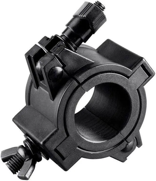 Main image of Monoprice ABS Molded O-Clamp Black | With Low Profile Mounting, Fits truss diameters of 1", 1.5", and 2" - Stage Right Series