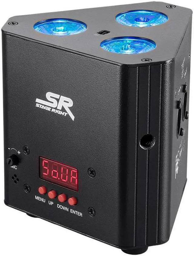 Main image of Monoprice Truss Wash Up Light PAR Light With IR (RGB), 3 Watt, x 3 LED - Stage Right Series