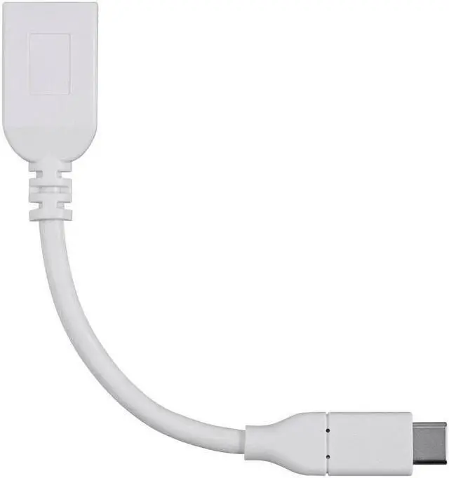 Alt view image 4 of 6 - Monoprice USB C to USB A Female 3.1 Gen 1 Extension Cable - 0.5 Feet - White | Fast Charging, 5Gbps, 3A, 30AWG, Type C - Essentials Series