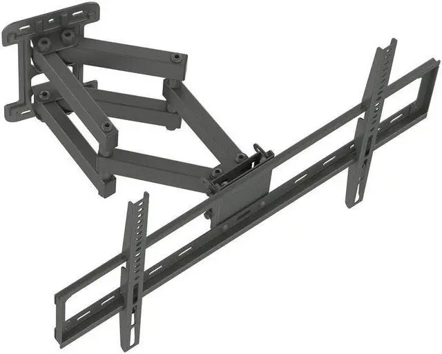 Alt view image 11 of 13 - Monoprice Titan Series Full Motion Single Stud Dual Arm Wall Mount For Large Up to 70" Inch TVs Displays, Max 99 LBS. 200x200 to 600x400, Black