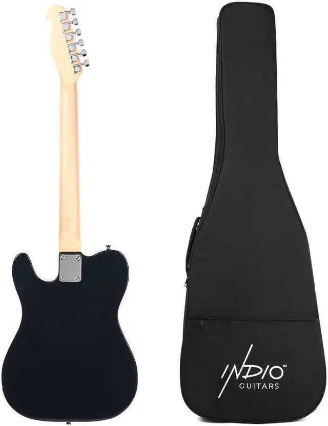 Alt view image 6 of 11 - Monoprice Indio Retro Classic Electric Guitar - Sunburst, With Gig Bag