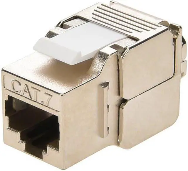 Alt view image 3 of 12 - Monoprice Cat7 or Cat6A RJ-45 Shielded Toolless Keystone Jack (10 pack) Shielded, Tool-Free Connection -  Entegrade Series