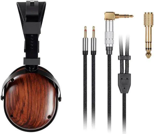 Alt view image 3 of 6 - Monoprice Monolith M565C Over Ear Planar Magnetic Headphones - Black/Wood With 106mm Driver, Closed Back Design, Comfort Ear Pads For Studio/Professional