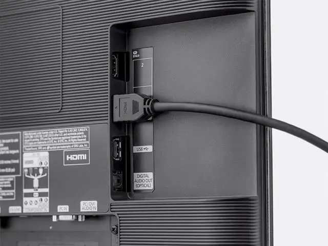 Alt view image 5 of 6 - Monoprice HDMI Cable - 1.5 Feet - Black | High Speed, 4k@60Hz, 10.2Gbps, 32AWG, CL2, Compatible with UHD TV and More - Commercial Series