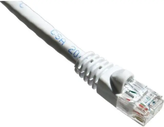 Alt view image 2 of 5 - Axiom C6AMB-W25-AX Patch Cable - Rj-45 (M) To Rj-45 (M) - 25 Ft - Utp - Cat 6A - Ieee 802.3An - Molded, Snagless, Stranded - White