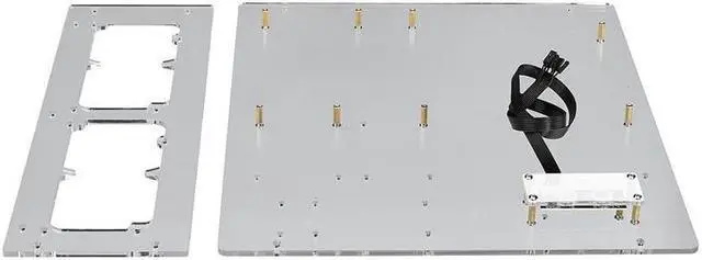 Alt view image 2 of 5 - Baseltek 6 GPU Aluminum Mining Rig Open Air Frame Case for Bitcoin Ethereum