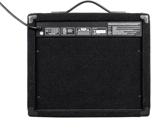 Alt view image 4 of 9 - Monoprice 20-Watt, 1x8 Bass Combo Amplifier