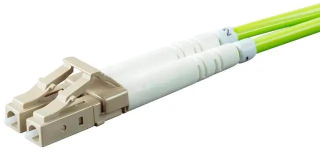 Alt view image 5 of 7 - Monoprice Fiber Optic Cable - Green - 3 Meter | OM5, LC/UPC-LC/UPC, Multi Mode Duplex, (50/125 Type) - Entegrade Series