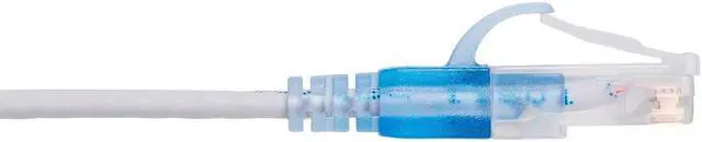 Alt view image 4 of 5 - Monoprice Cat6A Ethernet Network Patch Cable - 25 Feet - White | 10-Pack, 10G - SlimRun Series