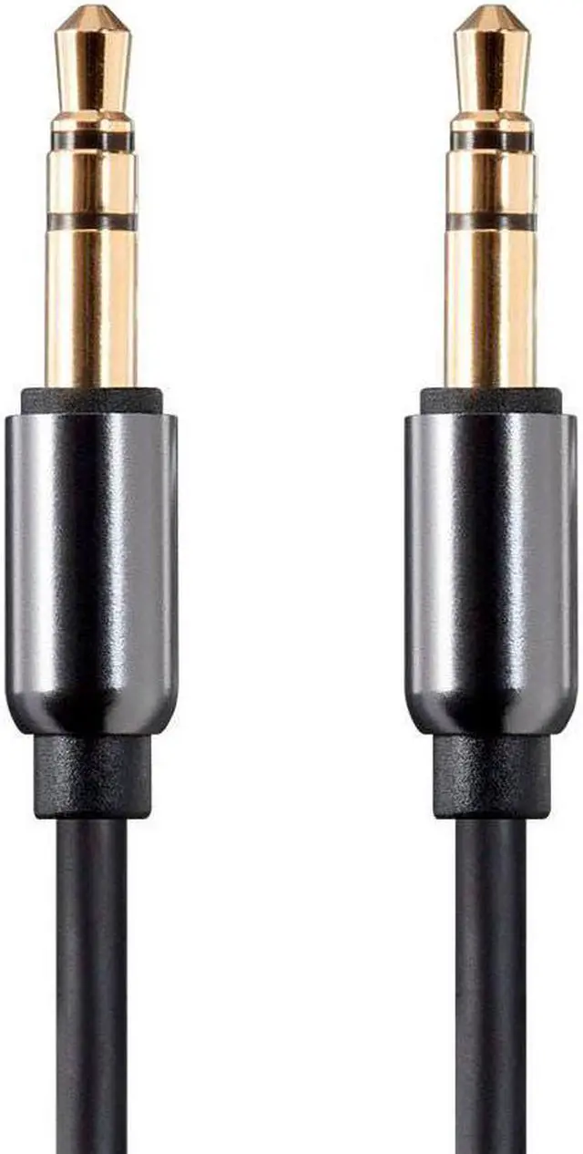 Alt view image 3 of 6 - Monoprice Onyx Series Auxiliary 3.5mm TRS Audio Cable, 1ft