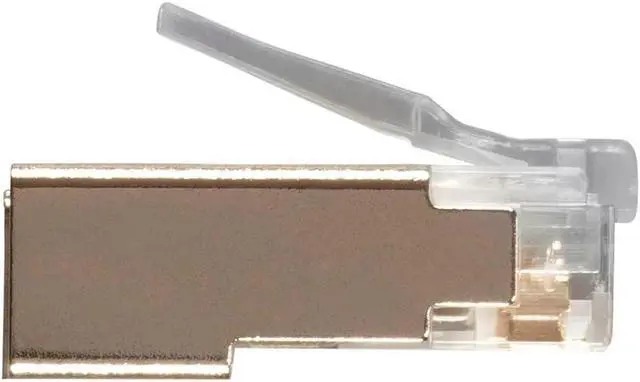 Alt view image 3 of 6 - Monoprice 8P8C Shielded RJ45 Plug with Inserts for Cat6a Ethernet Cable 25pcs/pk8P8C Shielded RJ45 Plug with Inserts for Cat6a Ethernet Cable 25pcs/pack