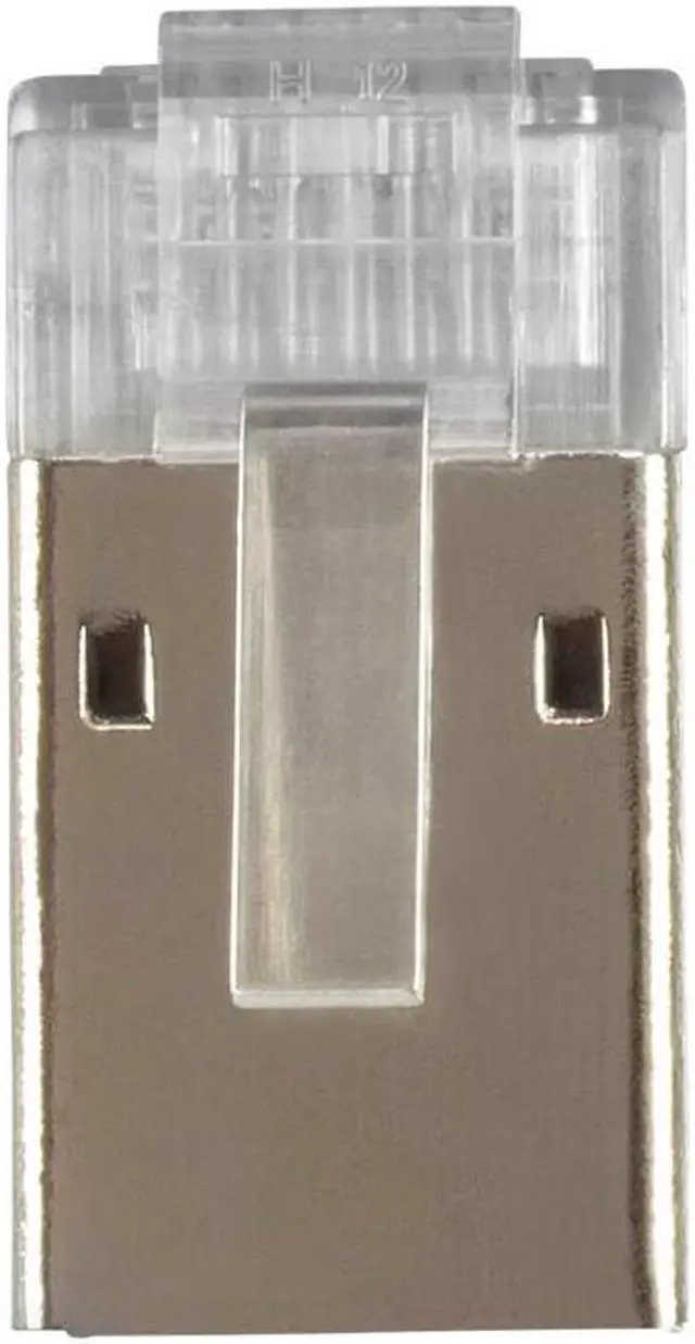 Main image of Monoprice 8P8C Shielded RJ45 Plug with Inserts for Cat6a Ethernet Cable 25pcs/pk8P8C Shielded RJ45 Plug with Inserts for Cat6a Ethernet Cable 25pcs/pack