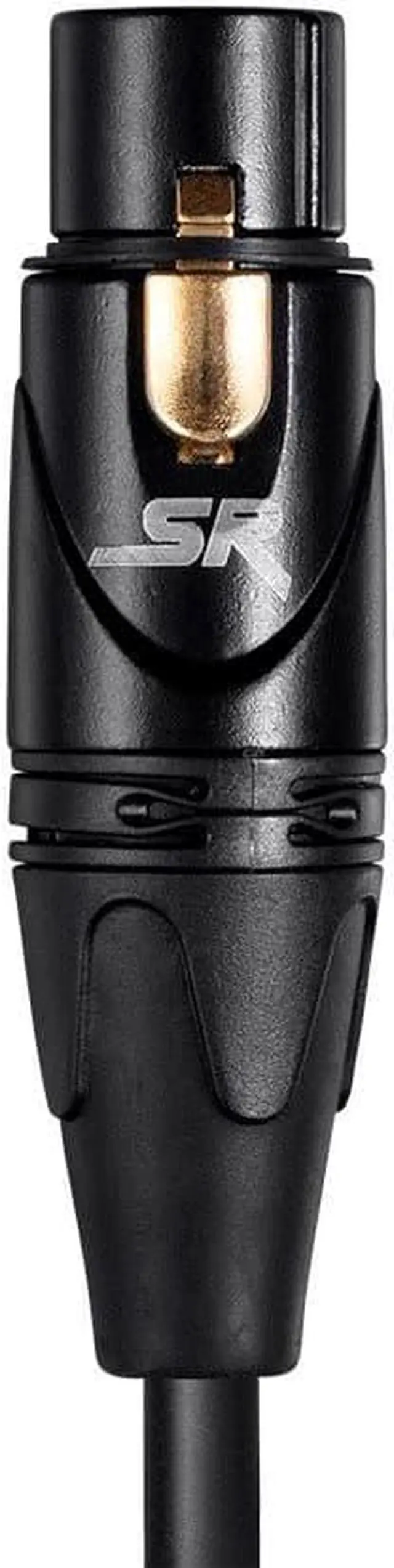 Alt view image 5 of 7 - Monoprice Starquad XLR Microphone Cable - 75 Feet - Black | XLR-M to XLR-F, 24AWG, Optimized for Analog Audio - Gold Contacts - Stage Right Series