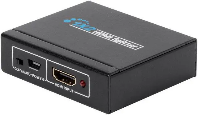 Main image of Monoprice Blackbird 4K Mini 1x2 HDMI Splitter | USB-Powered, 4K Ultra HD, 1080p @60Hz