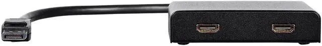 Alt view image 3 of 20 - Monoprice 2-Port DisplayPort 1.2 to HDMI Multi-Stream Transport (MST) Hub, Ideal For Digital Signage And Large Video Displays In Schools, Churches
