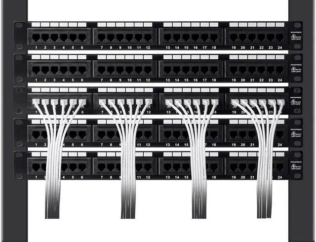 Alt view image 5 of 7 - Monoprice Cat6 Ethernet Patch Cable - 0.5ft - Yellow, Snagless RJ45 Stranded 550MHz UTP CMR Riser Rated Pure Bare Copper Wire 28AWG - SlimRun Series