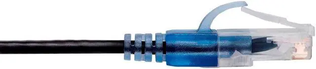 Alt view image 5 of 12 - Monoprice Cat6A Ethernet Network Patch Cable - 20 Feet - Black | 10-Pack, 10G - SlimRun Series