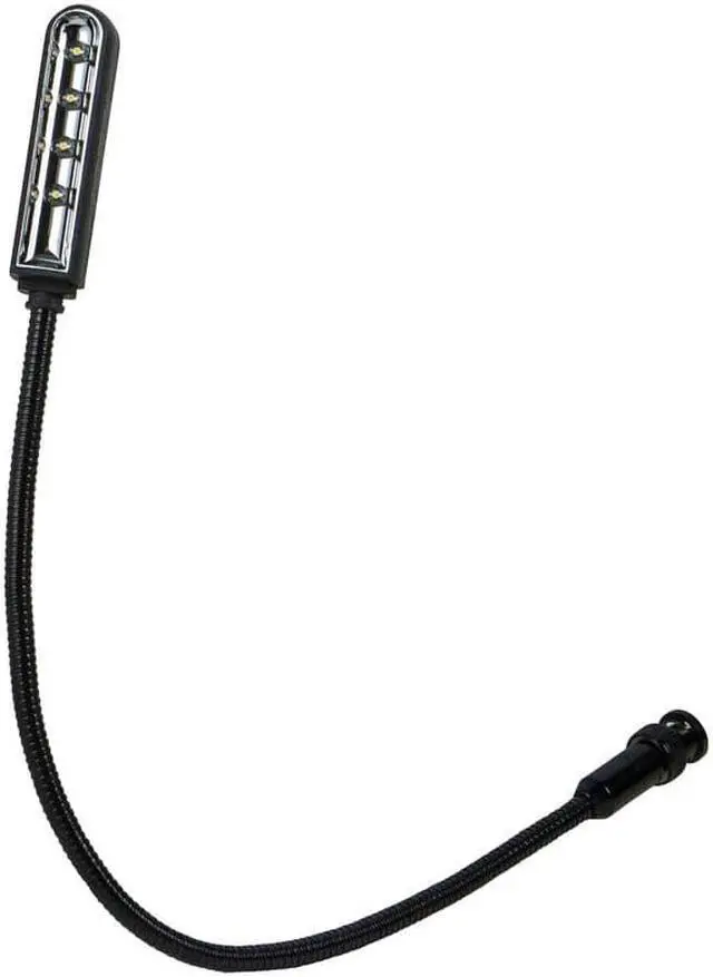 Alt view image 4 of 6 - Monoprice Light for BNC Port - 16 Inch | Flexible, 4-LED lamp plugs, 10.6" (270mm) gooseneck - Stage Right Series