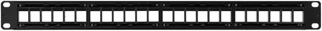 Alt view image 2 of 10 - Monoprice 24-port Keystone Jack Panel