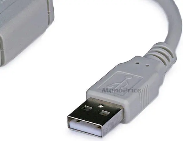 Alt view image 5 of 8 - Monoprice USB A Male to Dual PS/2 Keyboard/Mouse Converter Adapter Cable