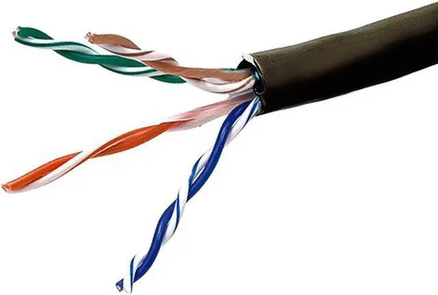 Monoprice Cat5e Ethernet Bulk Cable - Network Internet Cord - Solid ...